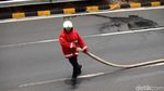 Hangus, Ini Penampakan Gerbang Tol Depan BPK yang Terbakar