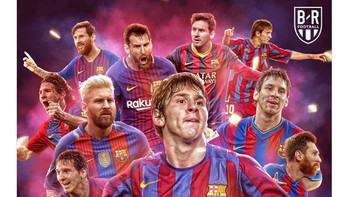 Kekalahan Barcelona sialnya terjadi saat sang megabintang Lionel Messi menorehkan sebuah pencapaian, seperti diinformasikan Bleacher Report. (Foto: Twitter)