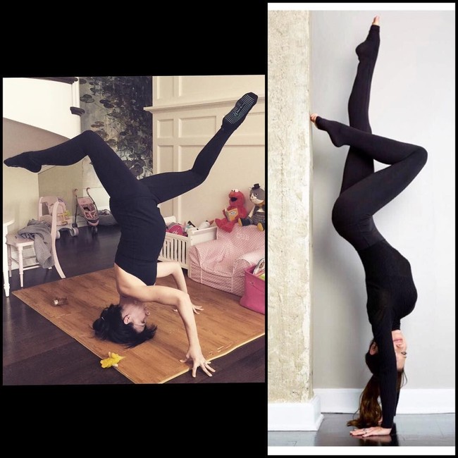 Hilaria Baldwin pun kerap mengunggah gerakan-gerakan olahraga di akun Instagram-nya yang bisa Anda ikuti dan jadikan inspirasi. Foto: Instagram @hilariabaldwin