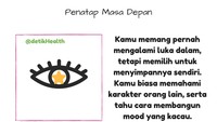Meski punya pengalaman tidak baik, kamu memilih untuk menguburnya dan fokus untuk lebih baik. Memahami orang lain bisa jadi hal menarik bagimu. (Foto: detikHealth)