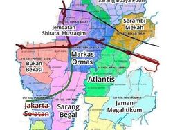 Yogyakarta Lengkapi Kumpulan Peta Lucu Jaksel dkk