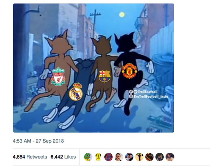 Meme-meme Real Madrid dan Barcelona Kompak Kalah