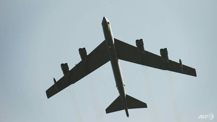 File photo of a B-52 bomber during a 2016 fly-past in France. (AFP/Elliott VERDIER)
Read more at https://www.channelnewsasia.com/news/asia/us-b-52s-fly-over-south-and-east-china-seas-10762190