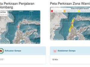 Suasana Gempa 7,7 SR Terasa di Pare-pare