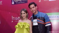 Jessica Iskandar dan Richard Kyle saat ditemui di Insert Awards 2018, di Trans TV, Jakarta Selatan pada Kamis (27/9). Pool/Noel/detikFoto.