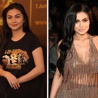 Ariel Tatum sering disebut netizen mirip dengan Kylie Jenner. Mungkin karena gaya riasan mereka serupa. Foto: Dok. Getty Images, detikfoto