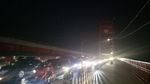 Foto: Jembatan Ampera Gelap Gulita karena Belum Bayar PLN