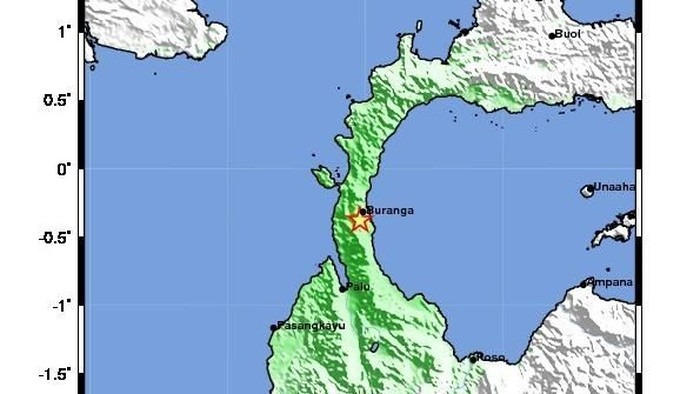 Guncangan Gempa 7,7 SR Dirasakan hingga Sulsel dan Kendari