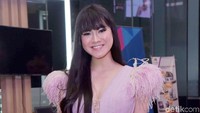 Felicya Angelista saat menghadiri acara Insert Awards 2018 di Trans TV, Jakarta Selatan pada Kamis (27/9) malam. Pool/Noel/detikFoto.