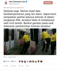 Keterangan Commuter Line.