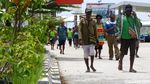 Keriuhan Pasar di Perbatasan Indonesia-Papua Nugini