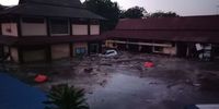 Kantor Ditlantas Polda Sulteng di Pantai Talise/Jembatan Kuning, Palu.