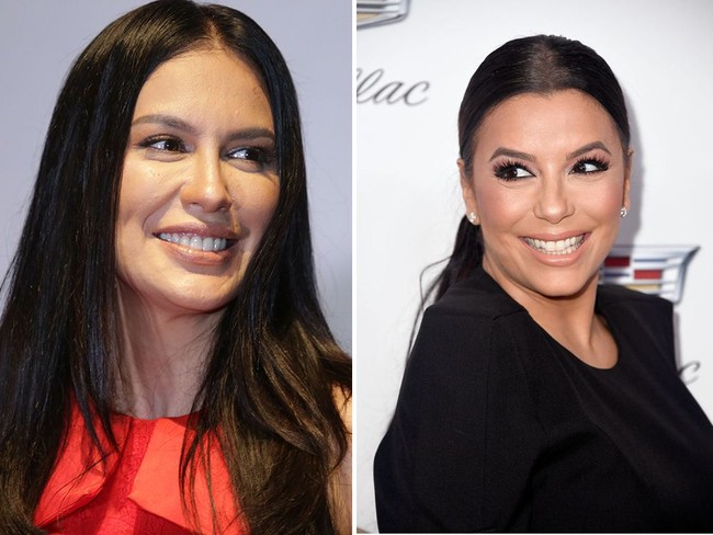 Sophia Latjuba dan Eva Longoria punya wajah yang sangat mirip. Sama-sama memiliki hidung mancung dan bibir tebal sensual. Foto: Dok. Getty Images, detikfoto