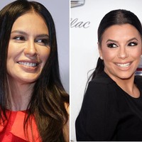 Sophia Latjuba dan Eva Longoria punya wajah yang sangat mirip. Sama-sama memiliki hidung mancung dan bibir tebal sensual. Foto: Dok. Getty Images, detikfoto