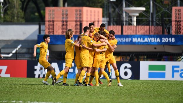 Timnas Australia lebih produktif cetak gol di fase grup.