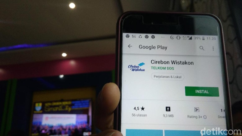 Aplikasi Wisata Kota Cirebon/Wistakon (Sudirman/detikTravel) Aplikasi Wisata Kota Cirebon/Wistakon (Sudirman/detikTravel)