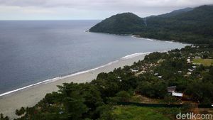 Indahnya Lanskap Pantai Wutung di Papua Nugini