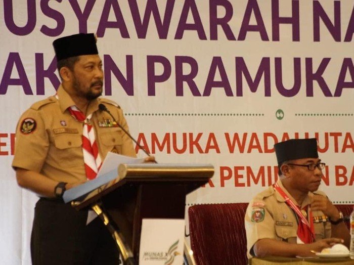 Bocah Berbaju Pramuka Teriak Ganti Presiden, Buwas Turun Tangan