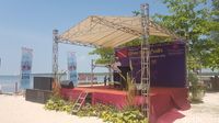 Menpar di pembukaan Festival Tanjung Lesung (Bahtiar Rivai/detikTravel)