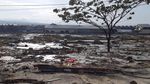 Ratusan Bangunan Rusak Akibat Gempa-Tsunami di Palu