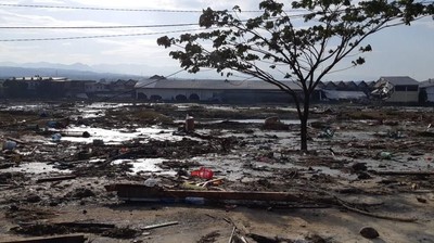 Penampakan Terkini Kerusakan di Pantai Kota Palu Pascatsunami