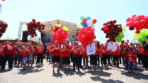 5.000 Orang Jalan Sehat Dukung Atlet Difabel di Asian Para Games