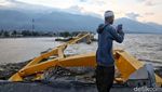 Begini Penampakan Hancurnya Jembatan Kuning Ikon Kota Palu