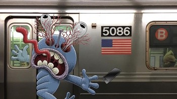 Ia mengaku doodle yang digambarnya kerap mengandung komentar soal politik dan sosial.  (Foto: Instagram/subwaydoodle)