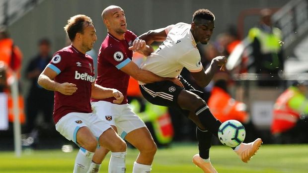 West Ham United sudah berhasil unggul 2-0 di babak pertama.