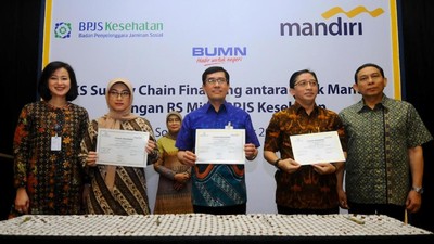 Bank Mandiri Teken Perjanjian Kerjasama dengan BPJS Kesehatan