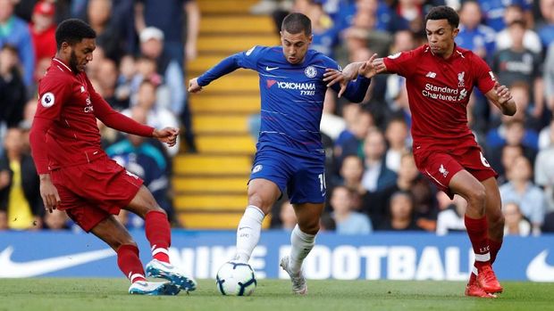 Chelsea vs Liverpool bermain imbang 1-1 di Stamford Bridge.