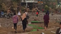 Bangunan dan rumah warga tampak rusak akibat gempa. Istimewa/Dok. Polres Palu.