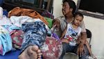Potret Korban Luka-luka di RS Bhayangkara Palu