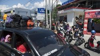 Potret kondisi di jalanan kota Palu (Foto: AFP PHOTO / BAY ISMOYO)