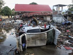 Dapur Umum Kemensos Siaga di Palu, Sekali Masak 2 Ribu Nasi Bungkus