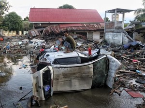 Dapur Umum Kemensos Siaga di Palu, Sekali Masak 2 Ribu Nasi Bungkus