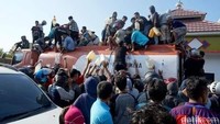 Selain itu Sutopo menyebut kondisi jalan rusak membuat suplai BBM tidak lancar (Foto: Akun Twitter Kepala Pusat Data Informasi dan Humas BNPB Sutopo Purwo Nugroho)