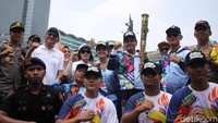 Pawai obor Asian Para Games akan dilakukan melewati sekitar Balai Kota hingga Bundaran Hotel Indonesia.