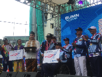 BRI Ikut Meriahkan Pawai Obor Asian Para Games di Jakarta