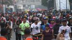 Kemeriahan Pawai Obor Asian Para Games 2018 di CFD
