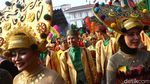 Pawai Obor Asian Para Games di Balai Kota Meriah Banget