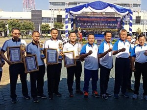 Satlantas Polres ini Boyong 9 Penghargaan dari Polda Jatim