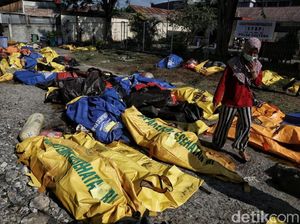 Puluhan Jenazah Sudah Diidentifikasi di RS Bhayangkara Palu