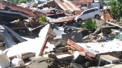 Foto: Satu Kelurahan Ini Rata dengan Tanah karena Gempa Palu