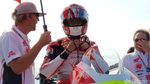 Suasana di Start Grid FIM CEV Moto2 dan Moto3