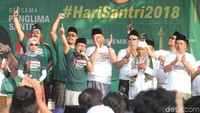 Cak Imin saat memberikan sambutannya di panggung.