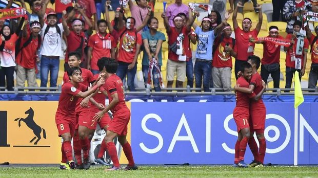 Timnas Indonesia U-16 sempat unggul di babak pertama.