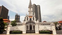 Tidak heran, jika bangunan mirip gereja atau kapel masih terasa di sini. Terlihat dari bangunan depannya (Sanjay Kwelani/Chijmes)
