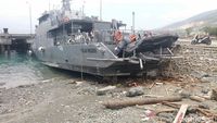 Kondisi Kapal yang Terdampak Gempa dan Tsunami di Sulteng