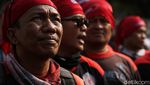 Aksi Demo Buruh Tolak Penyelenggaraan IMF